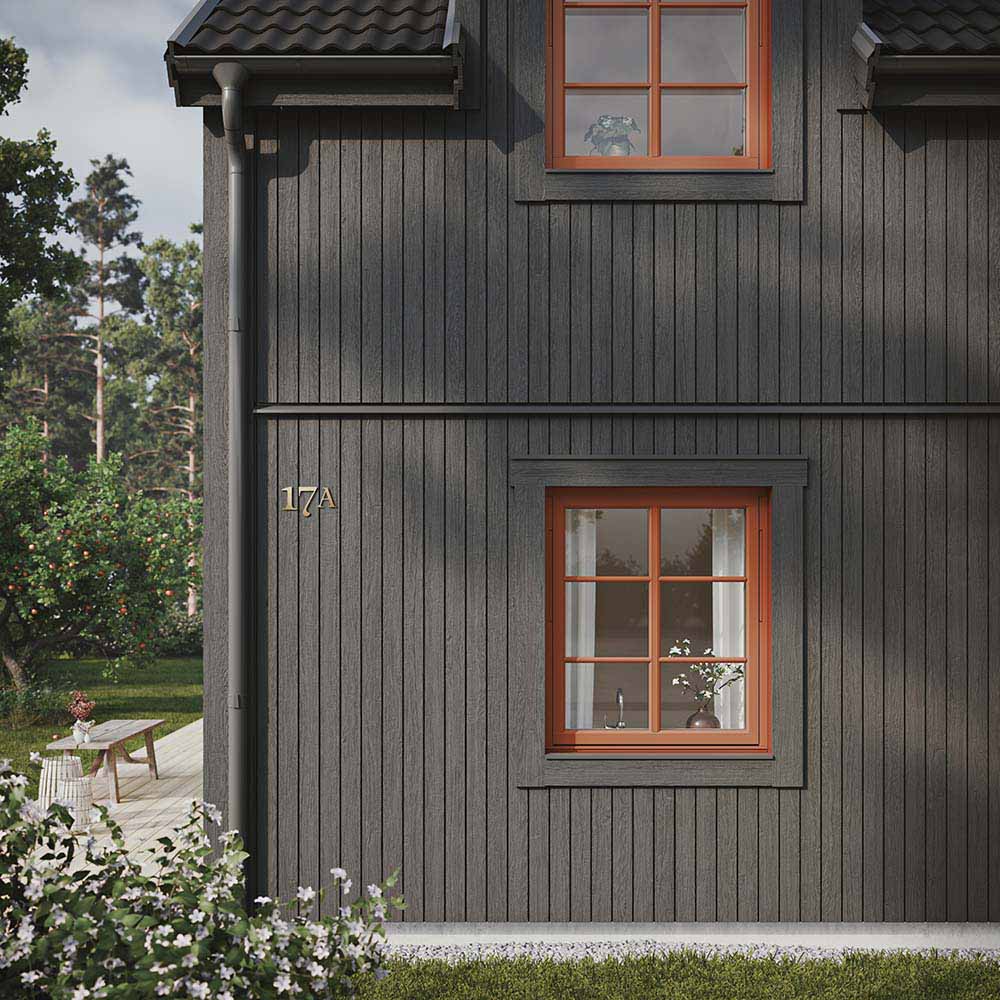 Husnummer Century - Messing