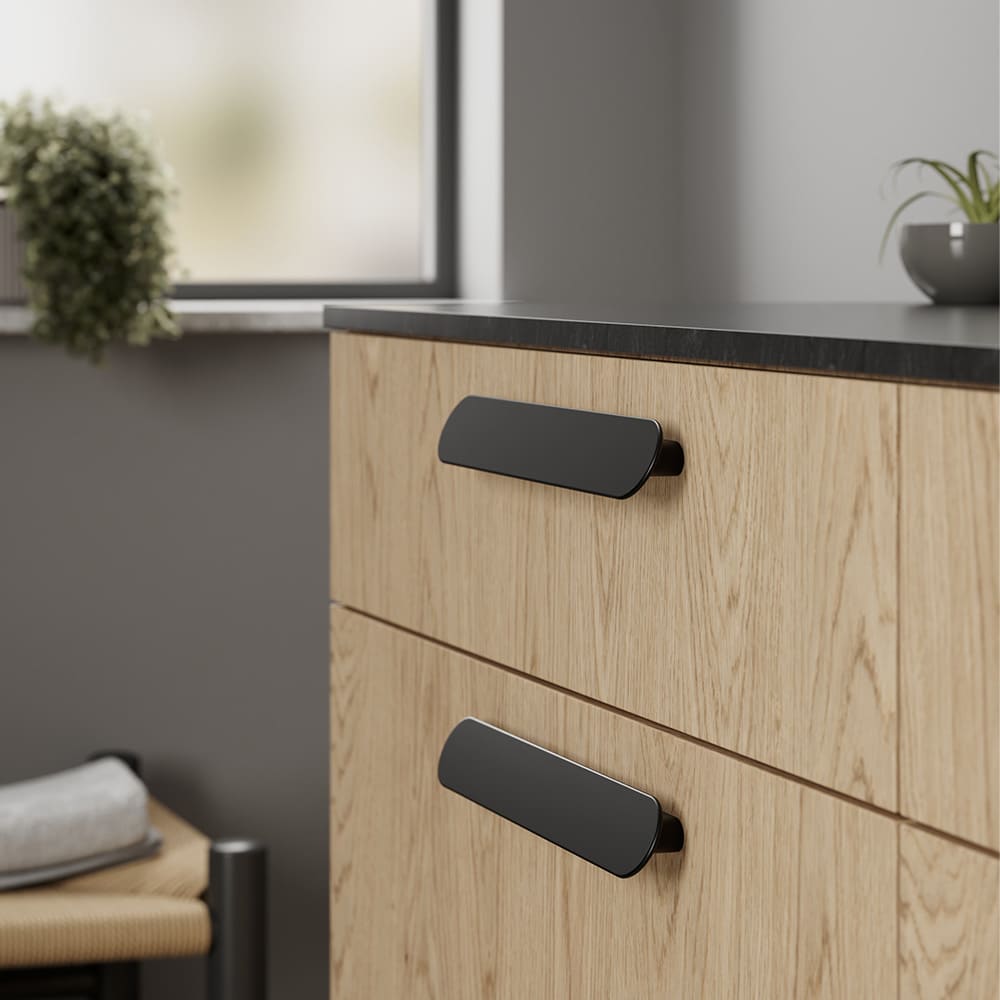 Handtag Miro - 160mm - Matt Sort