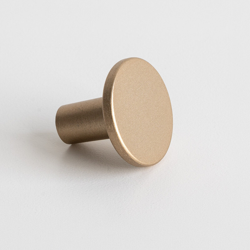 Knott Lund - 25mm - Børstet Lys Gull
