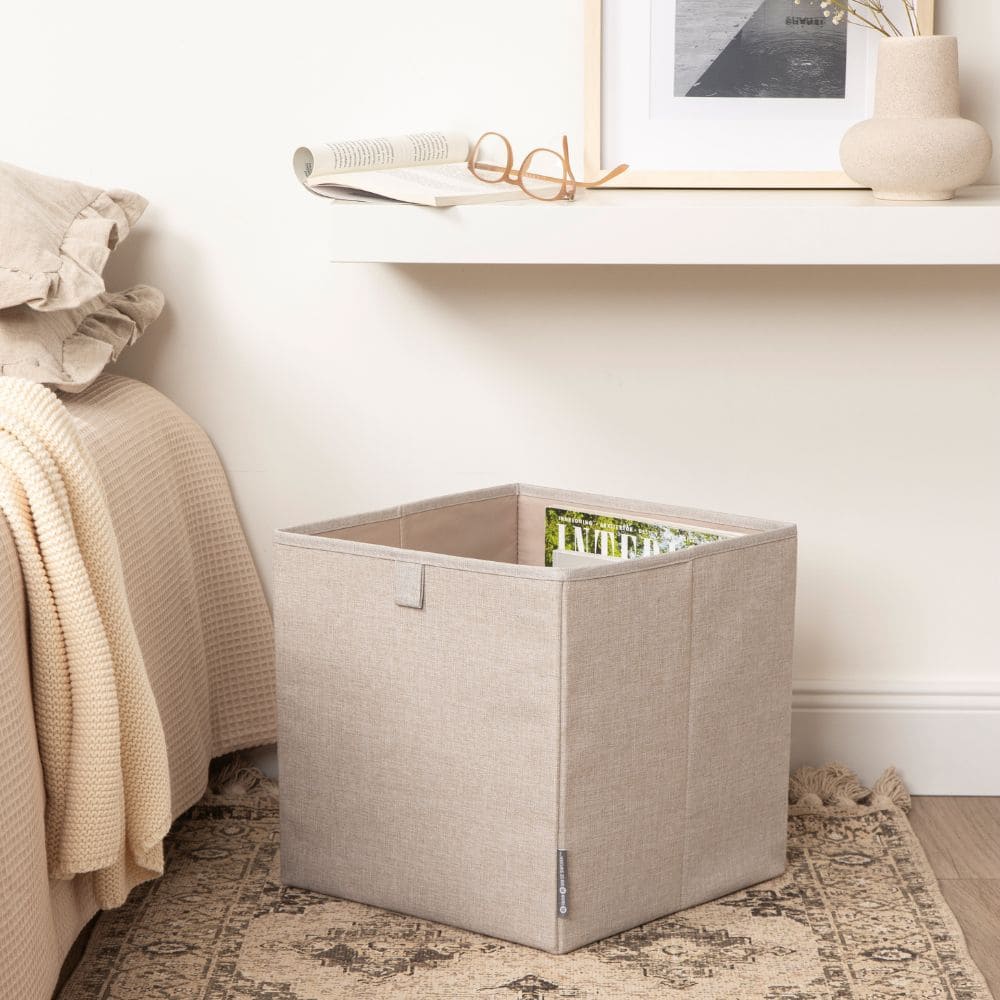 Oppbevaringsboks Cube - Beige