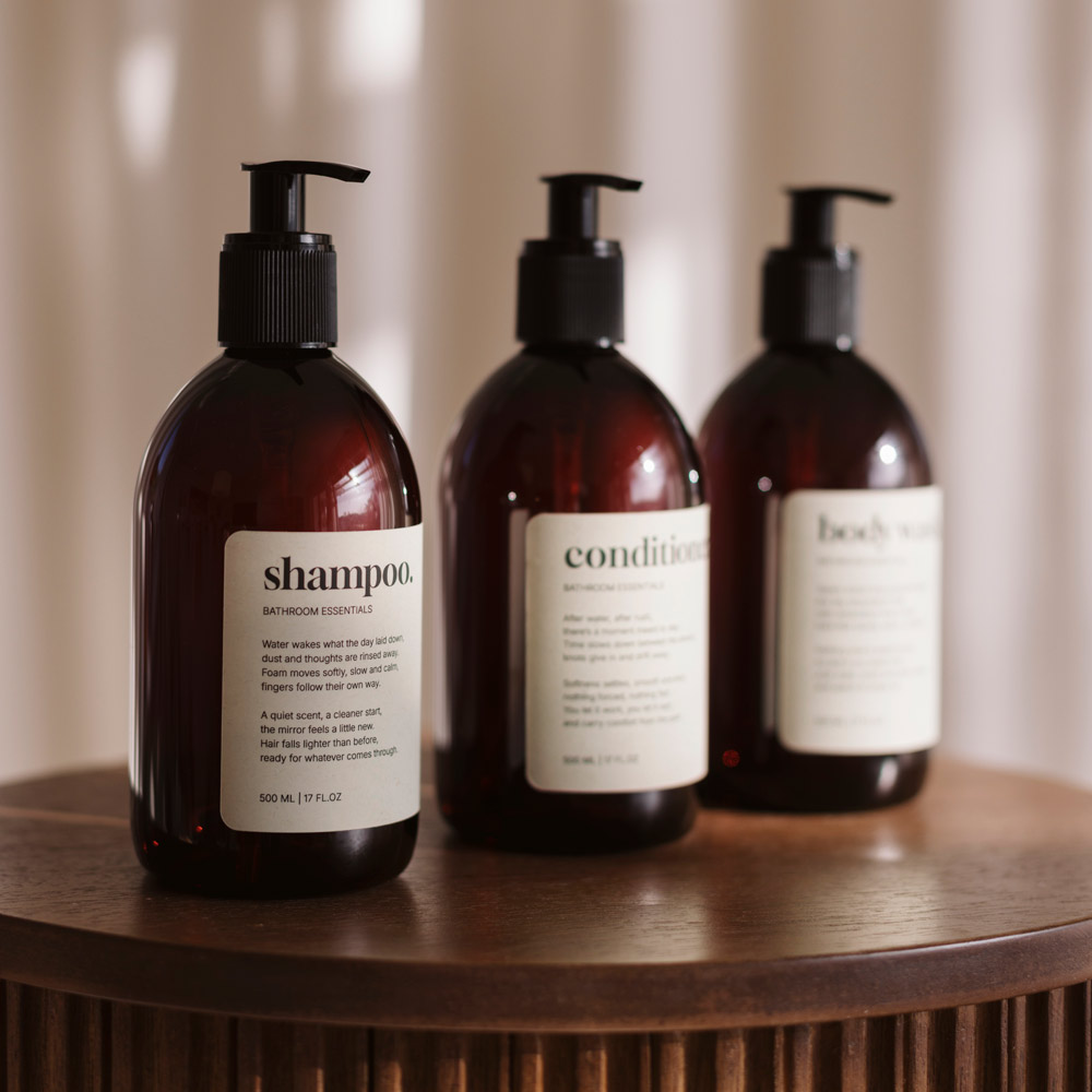 Dusjpakke Premium - Matt Sort