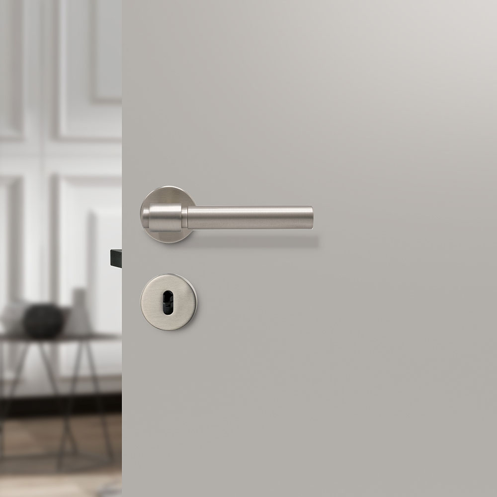 Dørhåndtak Helix 200 Plain - Rustfritt Stål Finish