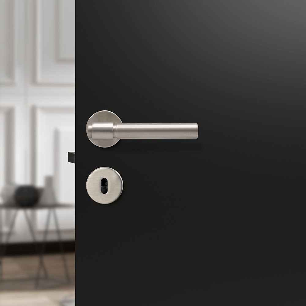 Dørhåndtak Helix 200 Plain - Rustfritt Stål Finish
